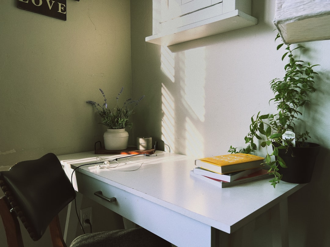 Solid walnut desk
